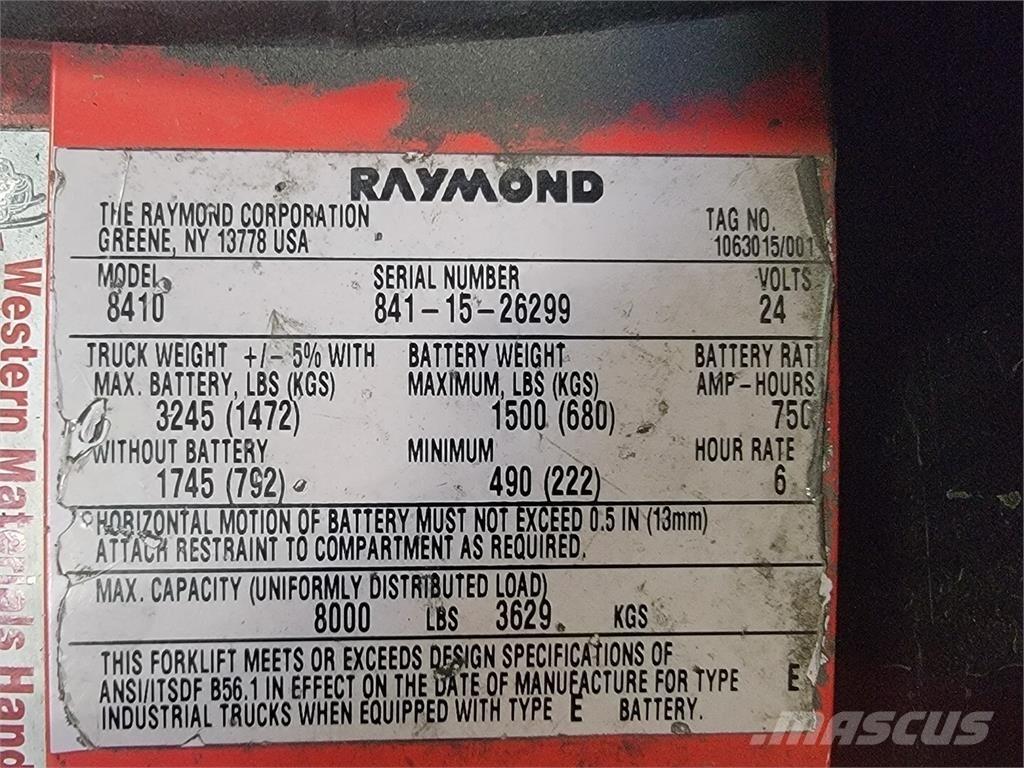 Raymond 8410 Будтехніка - Інші