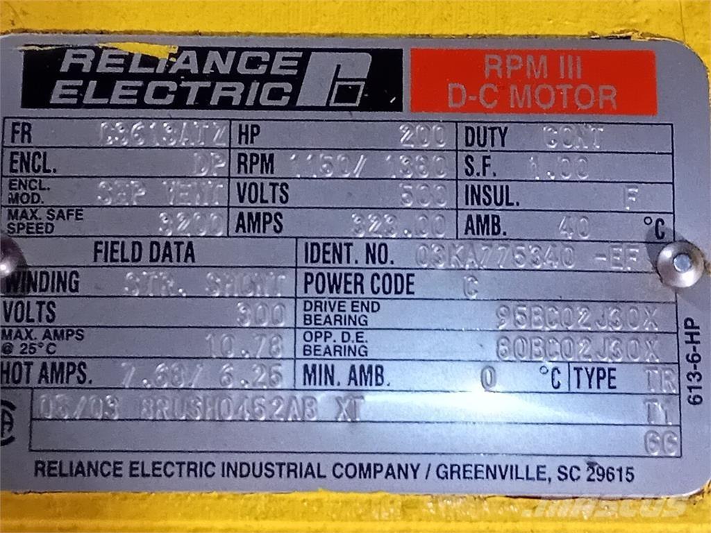  RELIANCE ELECTRIC Промислові двигуни