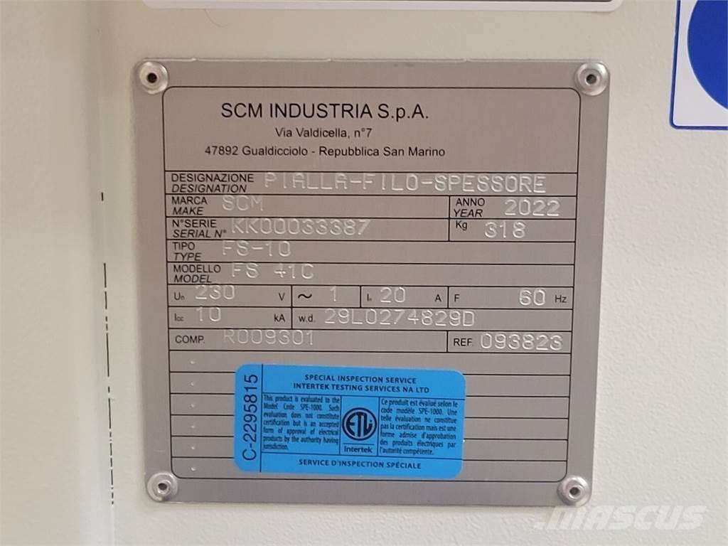 SCM minimax fs 41c Стругальні станки