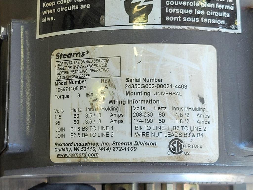  STEARNS 105671105PF Промислові двигуни