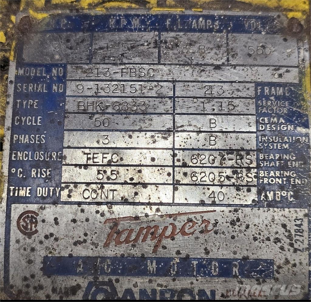  TAMPER Промислові двигуни