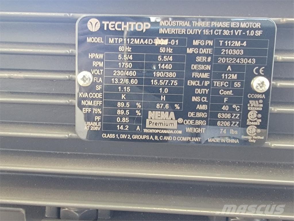  TECHTOP MTP112MA4D Промислові двигуни