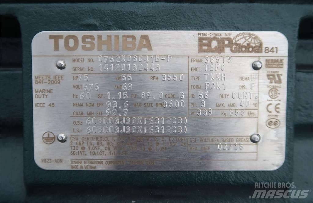  TOSHIBA 0752XDSC41B-P Промислові двигуни
