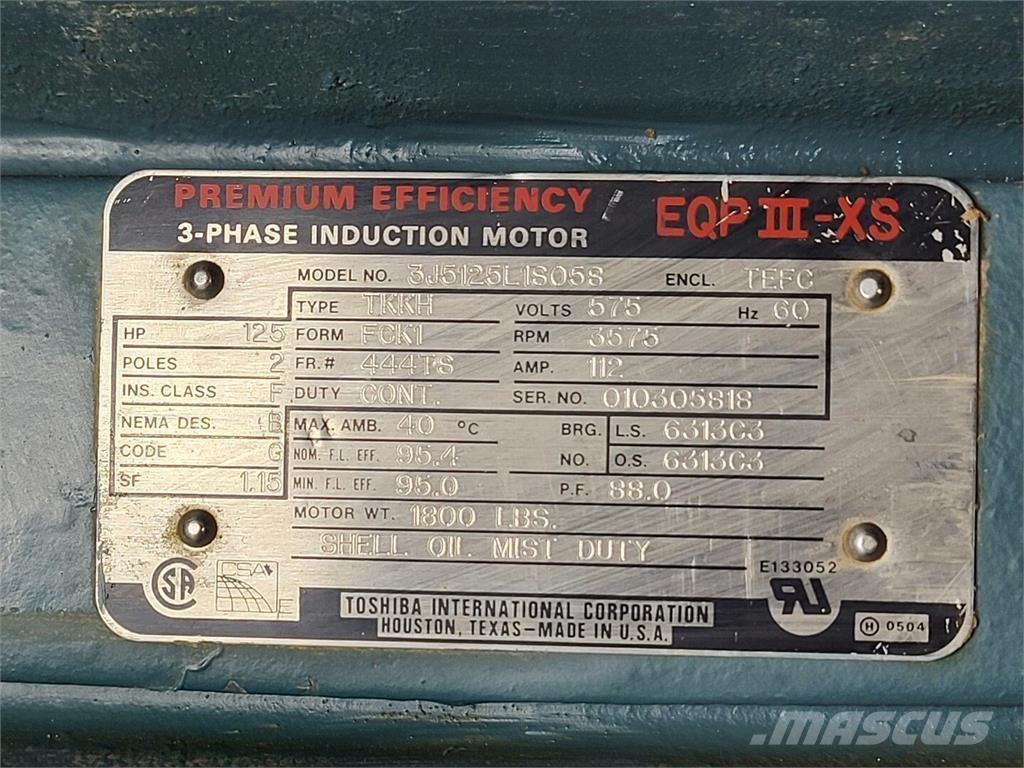  TOSHIBA 3J5125L1S058 Промислові двигуни