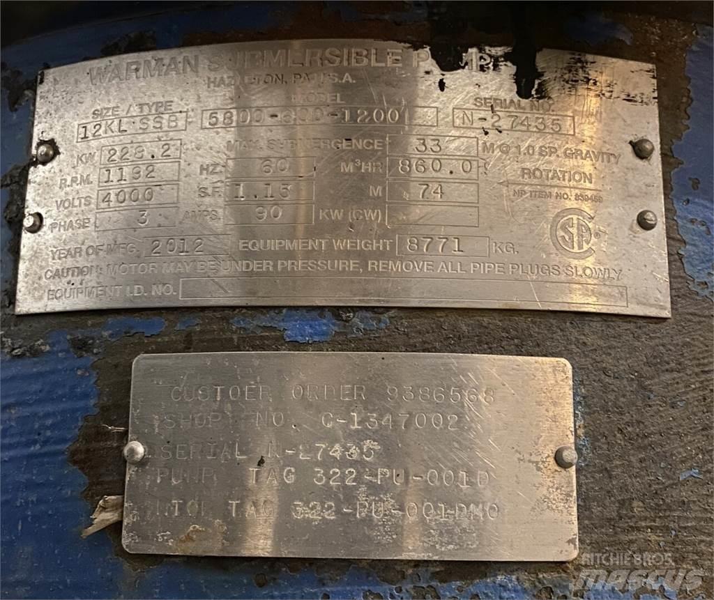 Warman 5800-600-1200 Гідронасоси