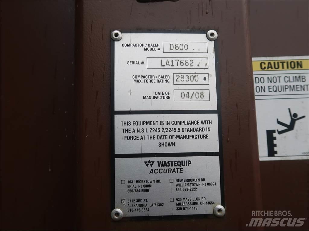 Wastequip D600 Інше обладнання для фуражних комбайнів