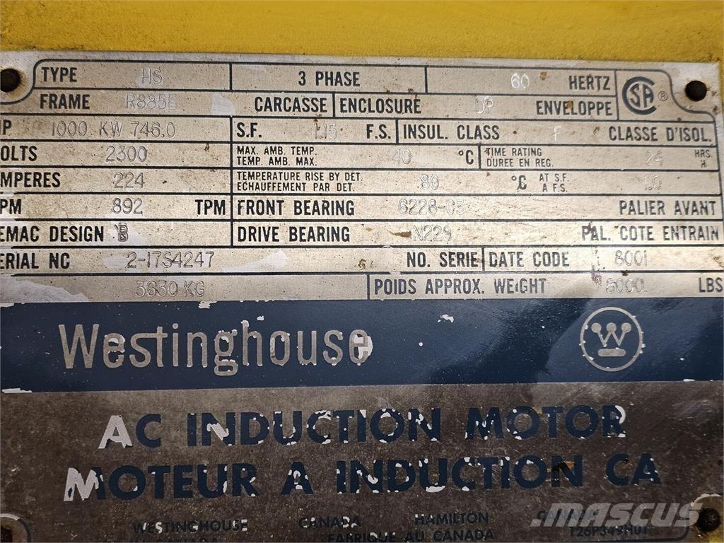 Westinghouse  Промислові двигуни