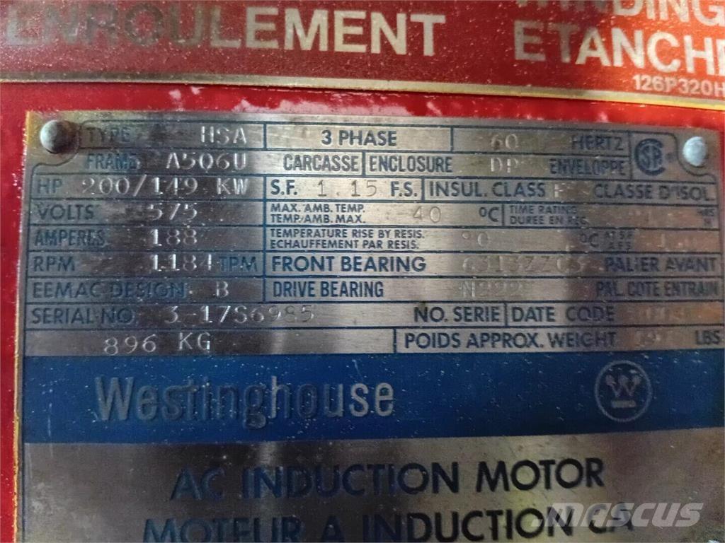 Westinghouse HSA Промислові двигуни