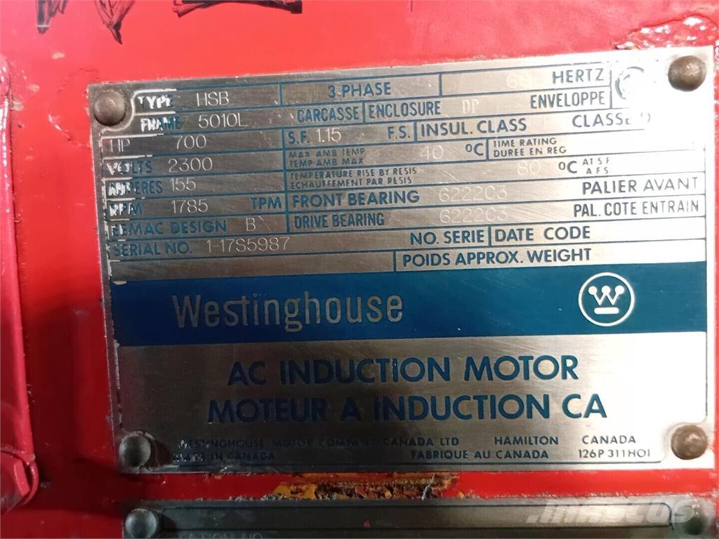 Westinghouse HSB Промислові двигуни