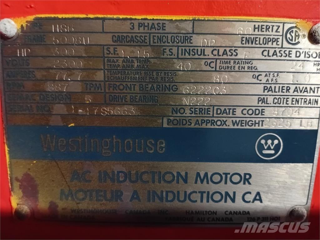 Westinghouse HSB Промислові двигуни