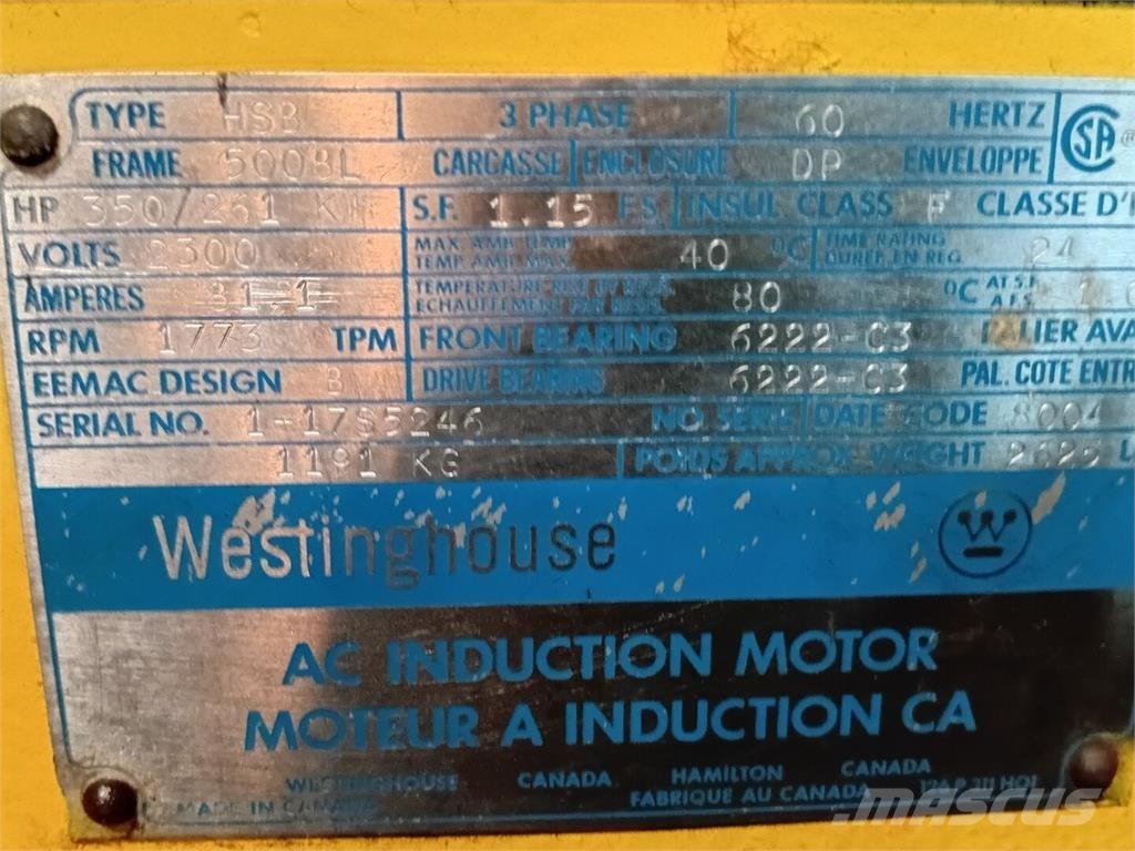 Westinghouse HSB Промислові двигуни
