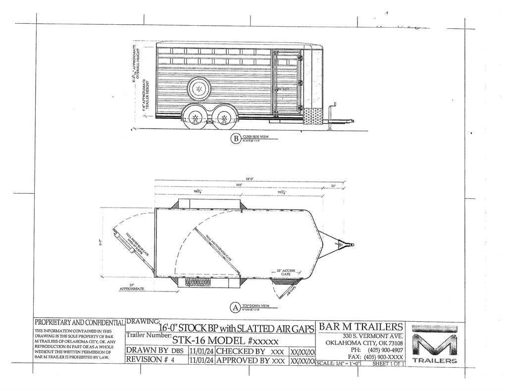 BAR-M STK-16 Трейлери для транспортування тварин