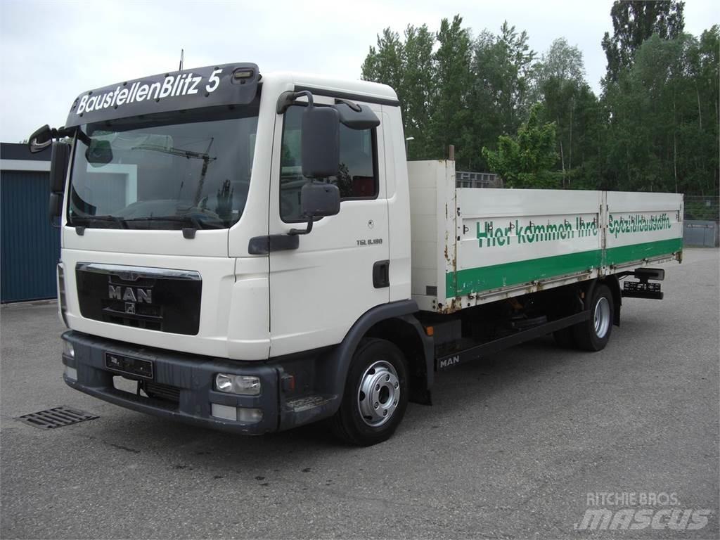 MAN 8180L Вантажівки-платформи/бокове розвантаження