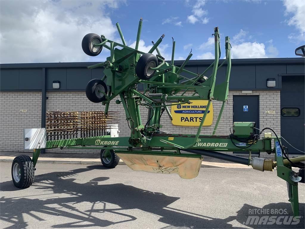 Krone 681 Граблі і сінозворушувачі
