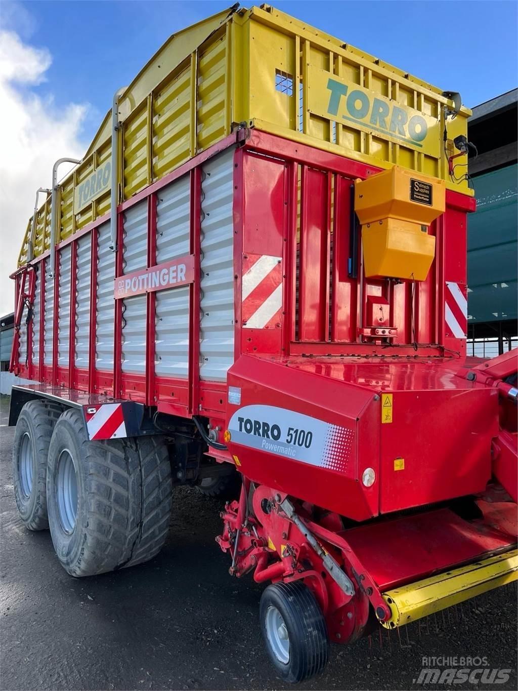 Pöttinger Torro 5100L Кормові вагони