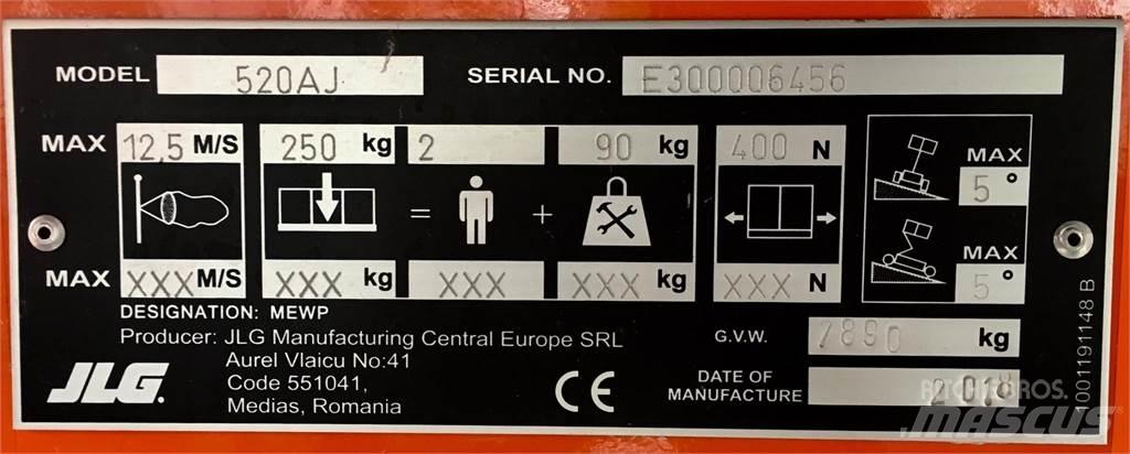 JLG 520AJ Інші підйомники і платформи