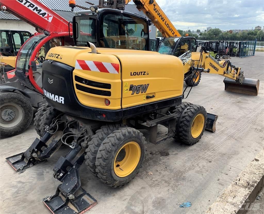 Yanmar B95W Колісні екскаватори