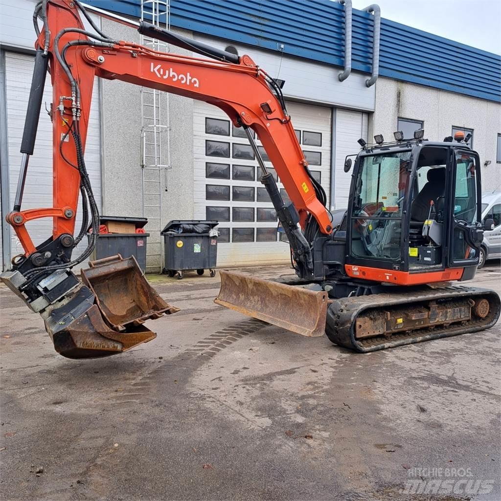 Kubota KX080-4 Міні-екскаватори < 7т