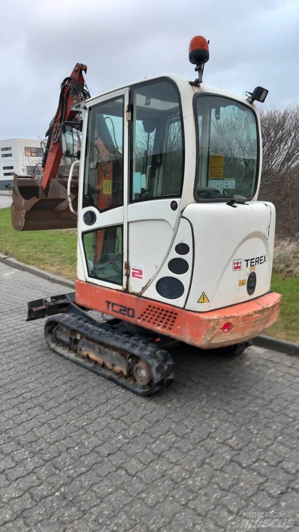 Terex TC20 Міні-екскаватори < 7т