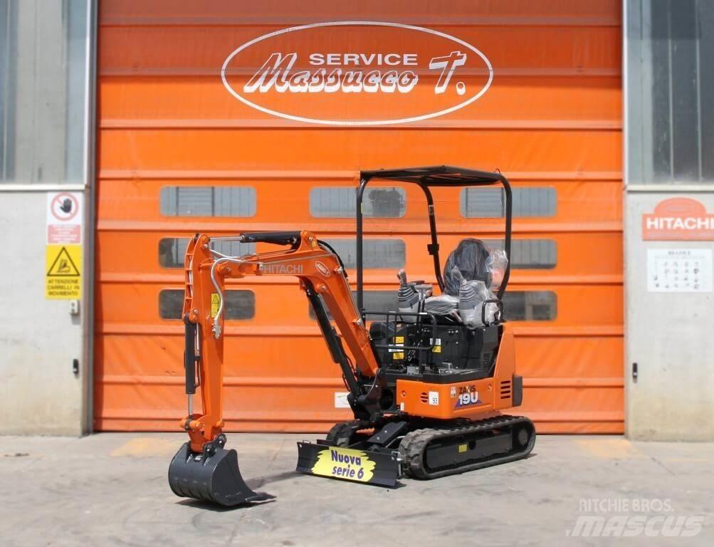 Hitachi ZX19U-6 Міні-екскаватори < 7т