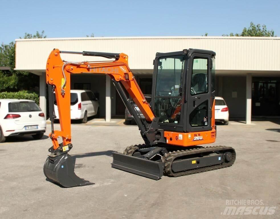 Hitachi ZX26U-6 CR Міні-екскаватори < 7т