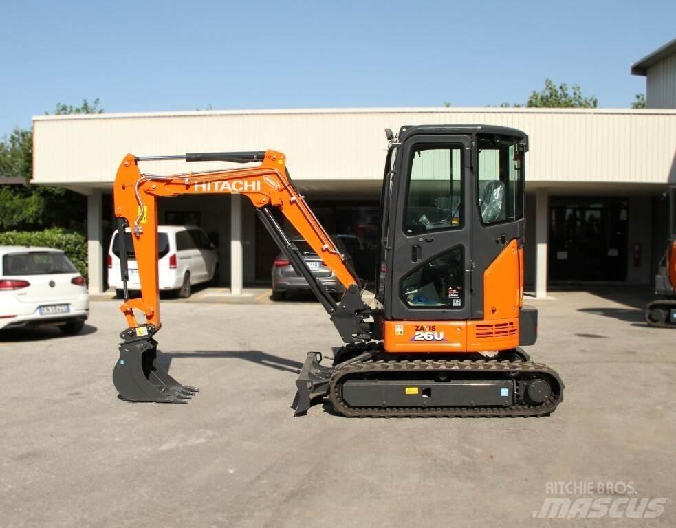 Hitachi ZX26U-6 CR Міні-екскаватори < 7т