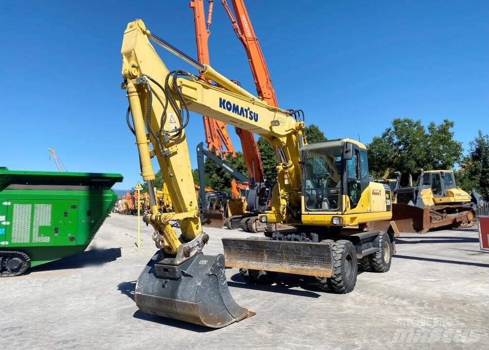 Komatsu PW200 7K Колісні екскаватори