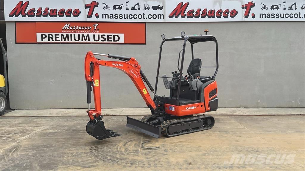 Kubota KX018-4 Міні-екскаватори < 7т