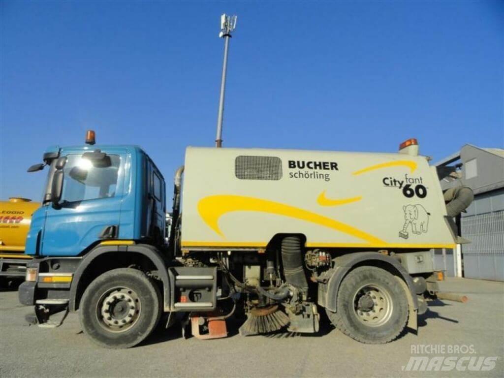 Scania P 230 Bucher Прибиральні машини