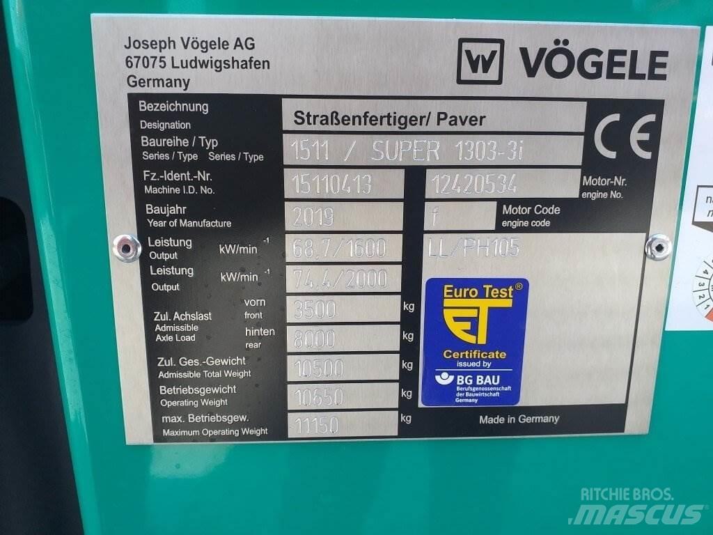 Vögele Super 1303-3i Асфальтовкладачі