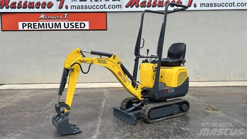 Wacker Neuson 803 Міні-екскаватори < 7т