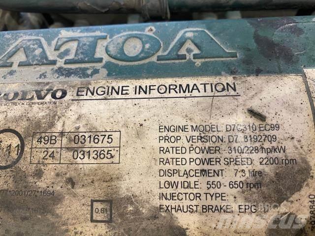 Volvo 8700 Двигуни