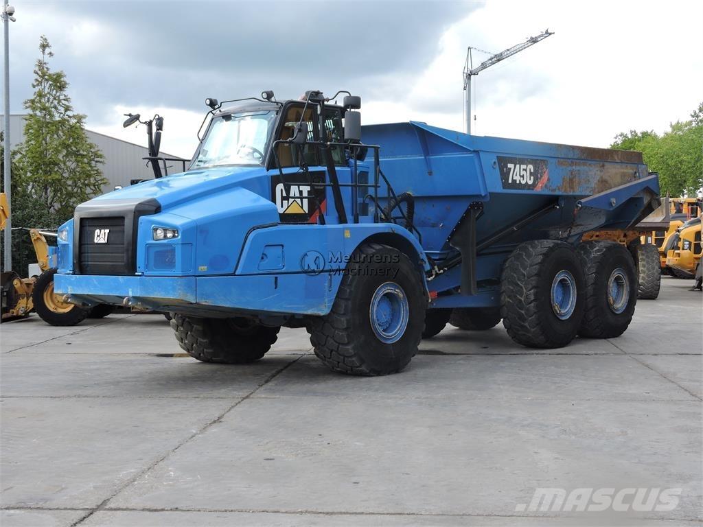 CAT 745C TAILGATE Зчленовані самоскиди