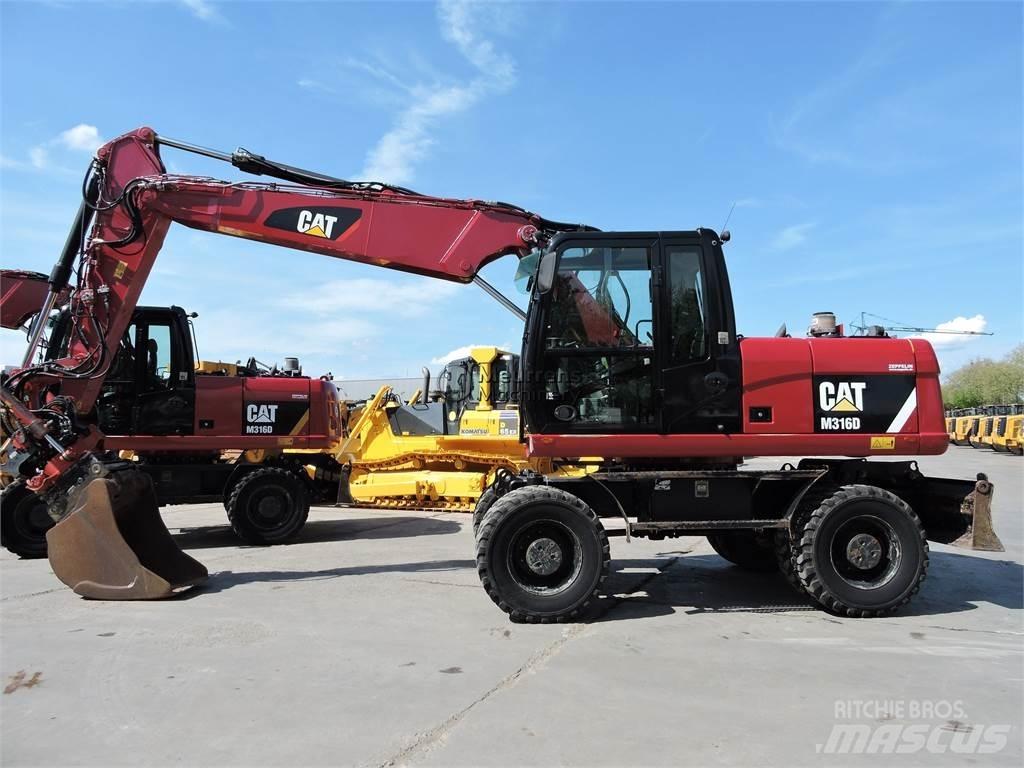 CAT M316D Колісні екскаватори