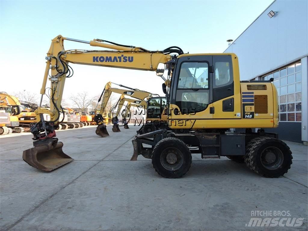 Komatsu PW148 Колісні екскаватори