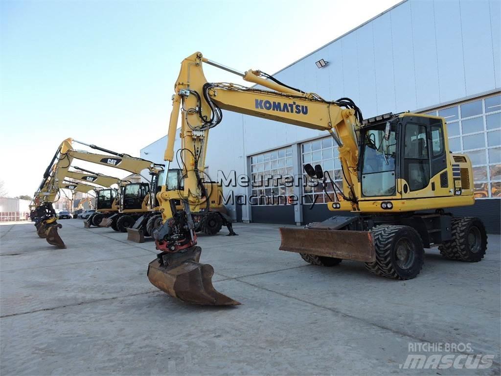 Komatsu PW148 Колісні екскаватори