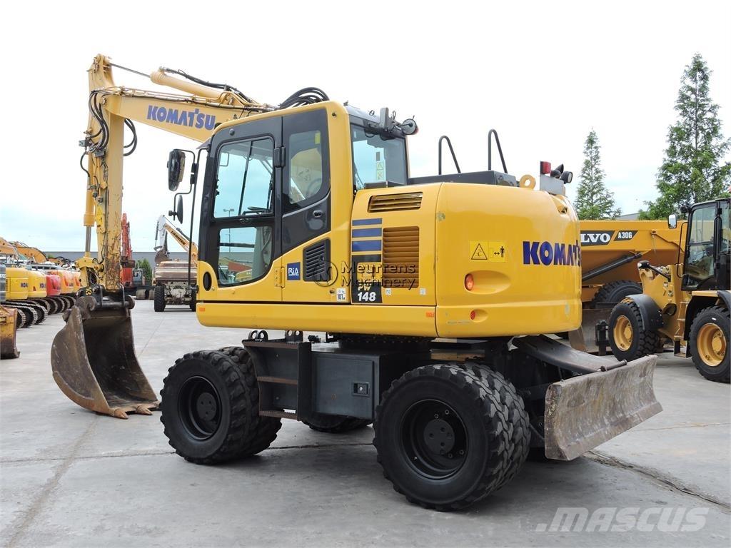 Komatsu PW148 Колісні екскаватори