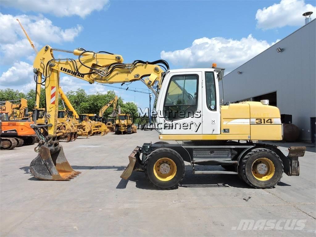 Liebherr A314 Колісні екскаватори