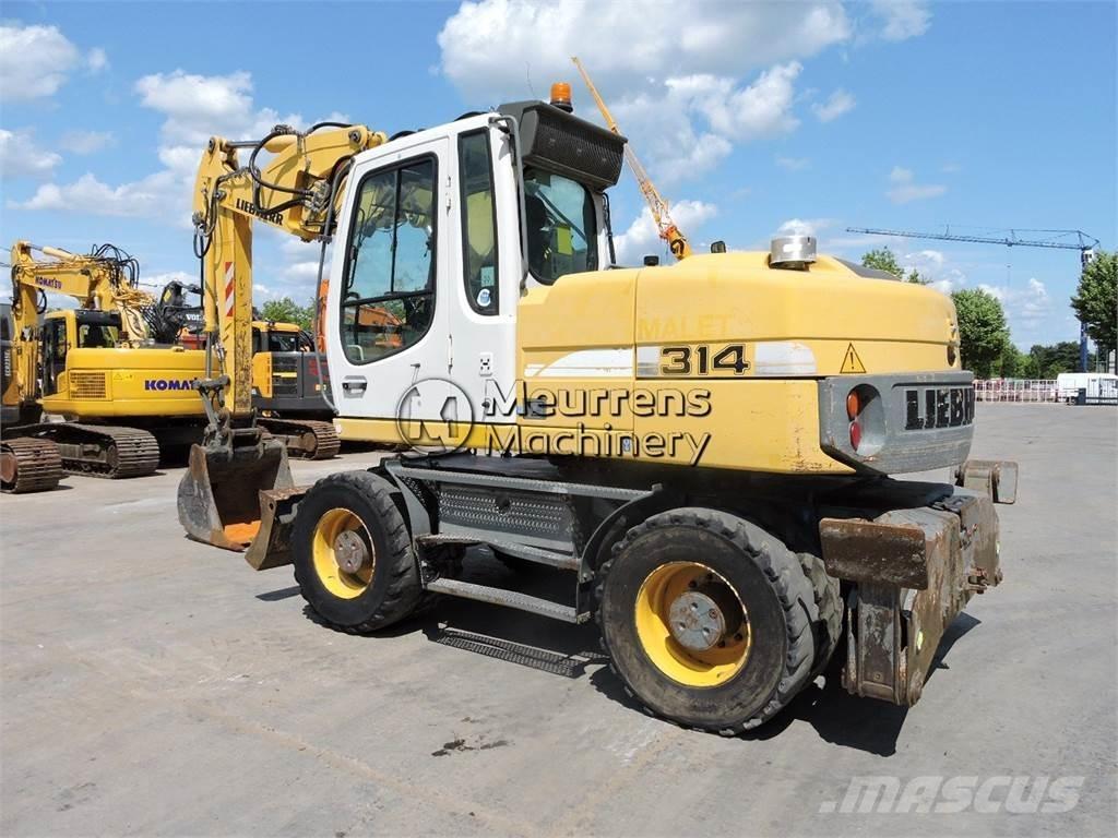 Liebherr A314 Колісні екскаватори