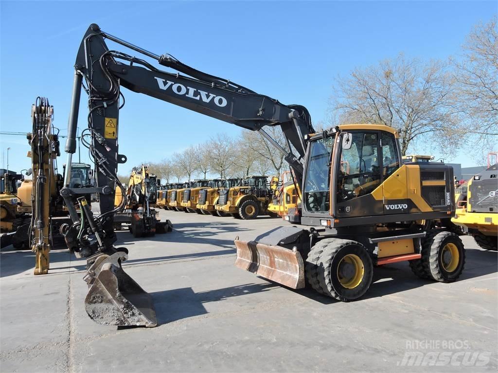 Volvo EW160E Колісні екскаватори