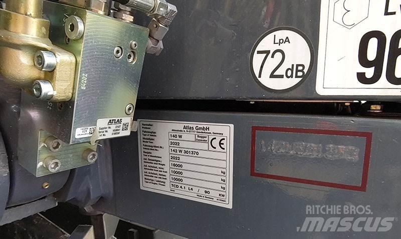 Atlas 140 W Колісні екскаватори