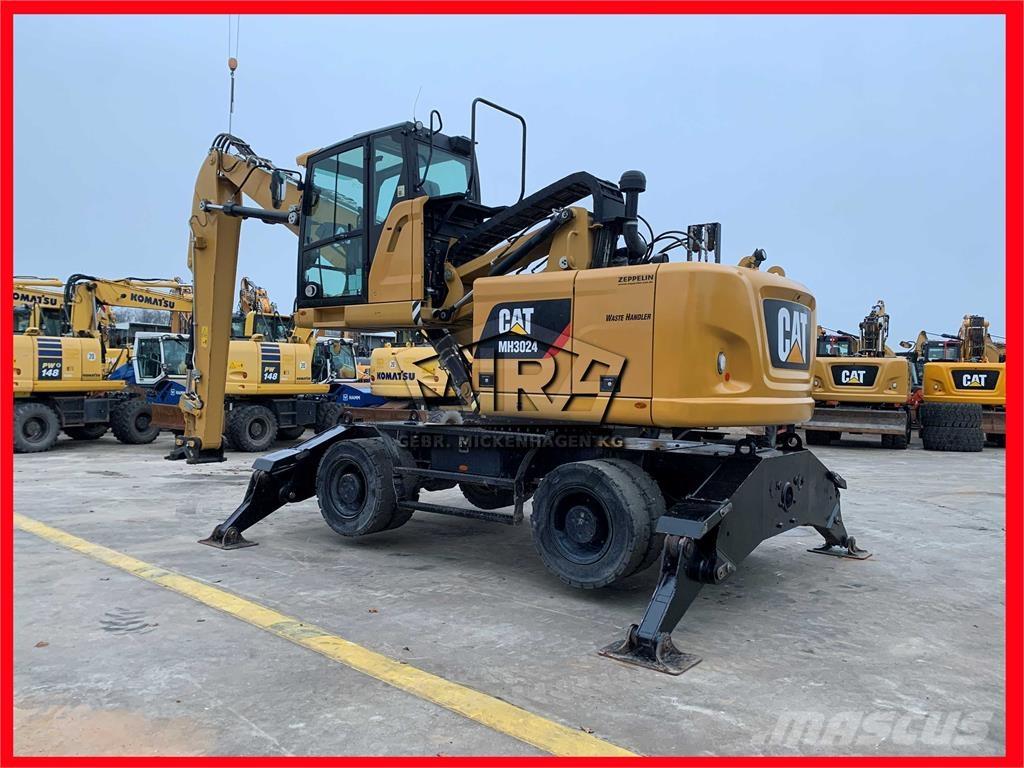 CAT MH3024 Перевантажувачі металобрухту/промислові навантажувачі