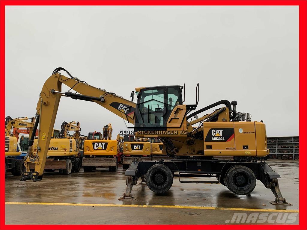 CAT MH3024 Перевантажувачі металобрухту/промислові навантажувачі