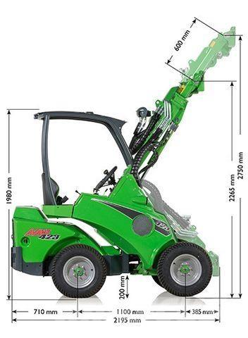 Avant Tecno 423 Фронтальні навантажувачі