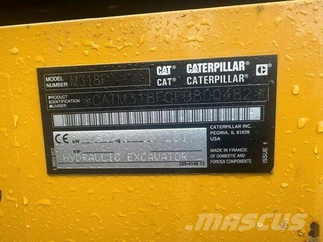 CAT M318F Колісні екскаватори