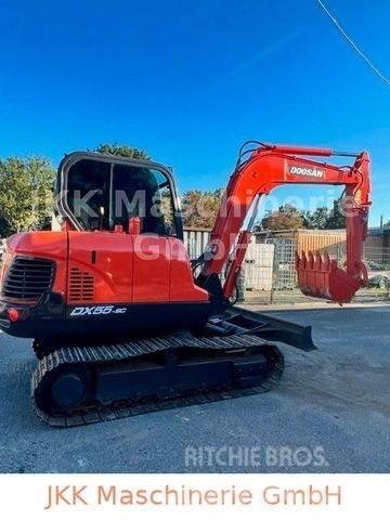 Doosan DX 55-9C Міні-екскаватори < 7т