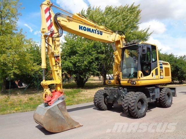 Komatsu PW 160-10 Колісні екскаватори