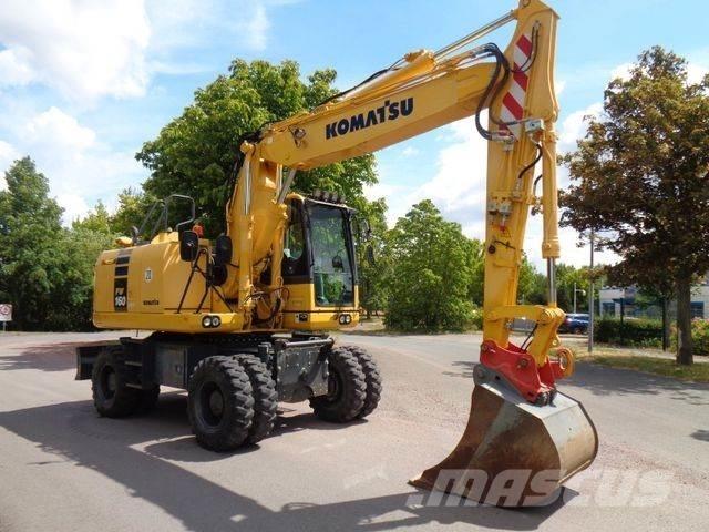Komatsu PW 160-10 Колісні екскаватори