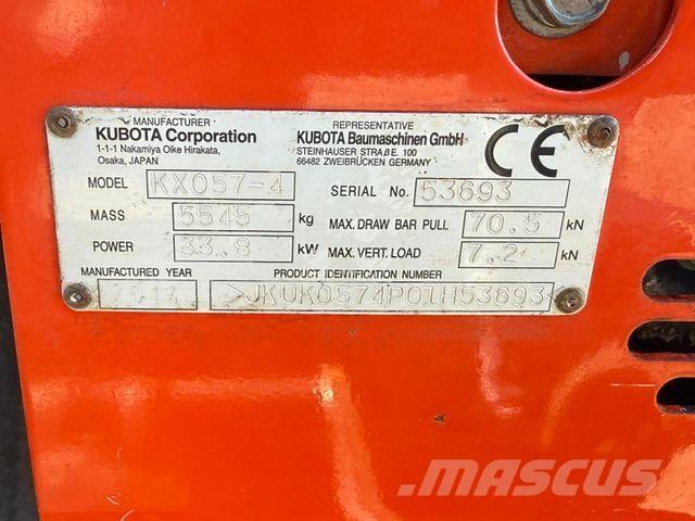 Kubota KX057-4 Міні-екскаватори < 7т