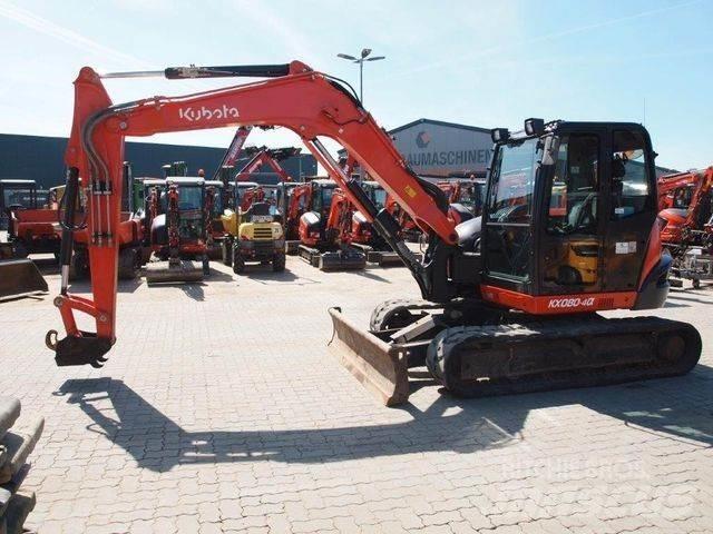 Kubota KX080-4a Міні-екскаватори < 7т